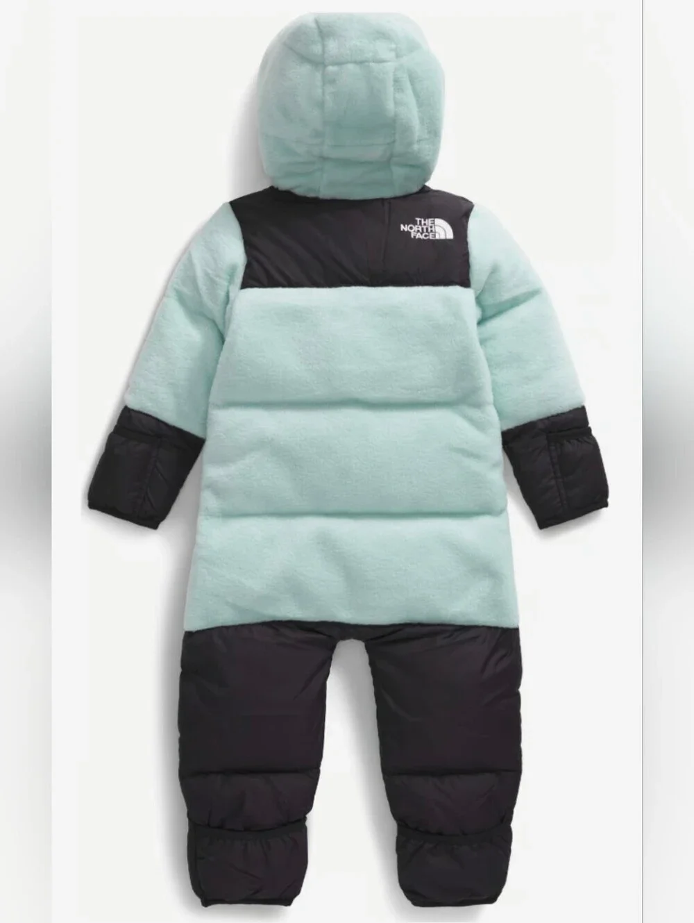NWT 1996 Retro Nuptse Fleece One-Piece - Infants' Size 18-24M in Muted Pine Teal